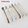 KEDLO Modern Luxury Zinc Alloy Silver Drawer Knob Furniture Hardware Kitchen Cabinets French Retro Gold Pull Handle