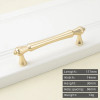 KEDLO Modern Luxury Zinc Alloy Silver Drawer Knob Furniture Hardware Kitchen Cabinets French Retro Gold Pull Handle