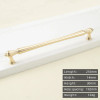 KEDLO Modern Luxury Zinc Alloy Silver Drawer Knob Furniture Hardware Kitchen Cabinets French Retro Gold Pull Handle