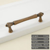 KEDLO Modern Luxury Zinc Alloy Silver Drawer Knob Furniture Hardware Kitchen Cabinets French Retro Gold Pull Handle