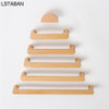 Nordic Wooden Cabinet Handles Solid Wood Furniture Kitchen Door Handle Wardrobe Cupboard Drawer Knobs Hardware Round Pull Handle
