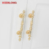 KEDLO European retro light luxury drawer gold long pull style kitchen cabinet silver Pull Knob drawer antique handle