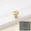 KEDLO European retro light luxury drawer gold long pull style kitchen cabinet silver Pull Knob drawer antique handle