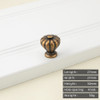 KEDLO European retro light luxury drawer gold long pull style kitchen cabinet silver Pull Knob drawer antique handle