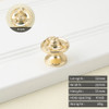 KEDLO European retro light luxury drawer gold long pull style kitchen cabinet silver Pull Knob drawer antique handle