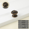 KEDLO European retro light luxury drawer gold long pull style kitchen cabinet silver Pull Knob drawer antique handle