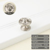 KEDLO European retro light luxury drawer gold long pull style kitchen cabinet silver Pull Knob drawer antique handle