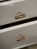 Solid Antique Brass Diamond-cut Cross Knurl Pattern Bronze Cabinet Handles Wardrobe Pull T-bar Knobs Pitch 320mm Long Available