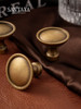 Brass Antique Handle Kitchen Cabinet Pull Luxury Drawer Knob Wardrobe Dresser Handles