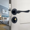 Universal Household Door Lock Magnetic Absorption Room Door Lock Indoor Split Bedroom Silent Lock Wooden Door Handle Lock Set