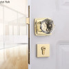 Crystal Handle Metal Door Locks Bedroom Silent Lock Universal Split Lock Anti Theft Safety Locks Hardware Accessories Tools