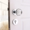 Crystal Handle Metal Door Locks Bedroom Silent Lock Universal Split Lock Anti Theft Safety Locks Hardware Accessories Tools