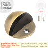 No-Drill Door Bumper Stainless Steel Door Stopper Floor Suction Glass Door Room Door Suction Door Top