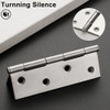 1.5/2/2.5/3 Inch Cross Hinge Mini Stainless Steel Aluminum Core Folding Hinges Door Window Cabinet Cupboard Furniture Hardware