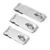 Anti Theft Hasp Staple Shed Latch Stainless Steel Door Lock Padlock Clasp Household Burglar-proof Hardware for Wood Door Cabinet
