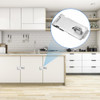 Anti Theft Hasp Staple Shed Latch Stainless Steel Door Lock Padlock Clasp Household Burglar-proof Hardware for Wood Door Cabinet