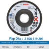 Bosch X-Lock 125mm Metal Stainless Steel Grinding Wheel Cutting Blade Sandpaper Disc Angle Grinder Quick Change System For GWX