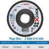 Bosch X-Lock 125mm Metal Stainless Steel Grinding Wheel Cutting Blade Sandpaper Disc Angle Grinder Quick Change System For GWX