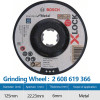 Bosch X-Lock 125mm Metal Stainless Steel Grinding Wheel Cutting Blade Sandpaper Disc Angle Grinder Quick Change System For GWX