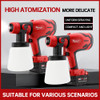 Milwaukee 600W Electric Spray Gun Wall Graffiti Furniture Coloring Atomization Tool 800ML Large Capacity Spray Gun