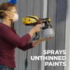 y Wagner Spraytech 595 Handheld HVLP Paint Sprayer, Sprays Most Unthinned Latex,Includes Two Nozzles,Complete Adjustability