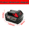 For Milwaukee M18 Battery 18V 12.0Ah 9.0Ah Replacement Lithium Battery for Milwaukee M18 48-11-1815 48-11-1850 2604-22 Battery