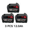 For Milwaukee M18 Battery 18V 12.0Ah 9.0Ah Replacement Lithium Battery for Milwaukee M18 48-11-1815 48-11-1850 2604-22 Battery