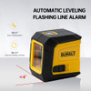 DEWALT Mini Laser Level 2-Line Horizontal Vertical Cross Level High Precision Automatic Alignment Self-Leveling Portable Tool