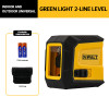 DEWALT Mini Laser Level 2-Line Horizontal Vertical Cross Level High Precision Automatic Alignment Self-Leveling Portable Tool