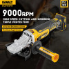DEWALT Brushless Angle Grinder DCG405FN 125mm Portable Wireless Impact Polisher 9000 RPM Cordless Cutting Machine 20V Power Tool