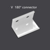 Aluminum Profile Channel Holder for LED Strip Light Bar, Cabinet Lamp, Kitchen Closet, Aluminum Corner, 1-30Pcs per Lot