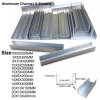10pcs~1pcs Length 100-400mm Aluminium U Profile Channel DIY Car Model Robot Bracket For LED Strip Light Installations