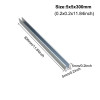 10pcs~1pcs Length 100-400mm Aluminium U Profile Channel DIY Car Model Robot Bracket For LED Strip Light Installations