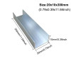 10pcs~1pcs Length 100-400mm Aluminium U Profile Channel DIY Car Model Robot Bracket For LED Strip Light Installations