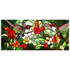Window Privacy Film Glass Flower Pattern Static Cling Window Sticker for Home Decor Kitchen Bedroom Living Room Glass Door