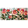 Window Privacy Film Glass Flower Pattern Static Cling Window Sticker for Home Decor Kitchen Bedroom Living Room Glass Door