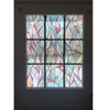 Window privacy film stickers Green LeafyPattern Window Film vinyl for glass windows stained glass window film Home