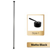 Luxury high-end brass black bathroom faucet ceiling ceiling design single handle cold and hot double-hole basin&bathtub faucet
