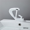 Tuqiu Bathroom Faucet Brass Rose Gold White Bathroom Basin Faucet Cold Hot Water Mixer Sink Tap Deck Mounted Black Rose Gold Tap