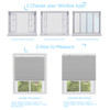 Double Cell Honeycomb Blind Top Down Bottom Up Codless Cellualr Shades for Windows Custom Size Thermal Insulated Noise Reduction