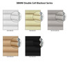 Double Cell Honeycomb Blind Top Down Bottom Up Codless Cellualr Shades for Windows Custom Size Thermal Insulated Noise Reduction