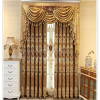 European-style Luxury Curtains Living Room Bedroom Dining Room Balcony Custom Blackout Chenille Embroidered Brown Valance Decor