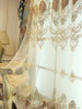 European-style Luxury Curtains Living Room Bedroom Dining Room Balcony Custom Blackout Chenille Embroidered Brown Valance Decor