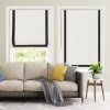 Customizable Size Luxury Factory Sale Thermal Insulation Privacy Shades Cordless Blackout Fabric Manual Roman Blinds for windows