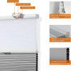 New Popular Style MultiColor Selection Upper And Lower Manual Cordless Style Day And Night Cellular Honeycomb Blinds For Windows