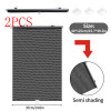 1/2Pcs Universal Roller Blinds Suction Cup Sunshade Blackout Curtain UV Protection Retractable Sunshade Roller Car Sunshade