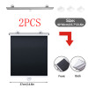 1/2Pcs Universal Roller Blinds Suction Cup Sunshade Blackout Curtain UV Protection Retractable Sunshade Roller Car Sunshade