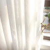 Japan White Tulle Window Curtains for Living Room, Cotton Linen Sheer Voile Curtains for Bedrom, Solid Drapes, Blind, Home Decor