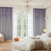 NAPEARL Purple Wisteria Flowers Printing Curtain Shading Blackout Window Blinds Living Room Bedroom Decor 1PC
