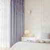 NAPEARL Purple Wisteria Flowers Printing Curtain Shading Blackout Window Blinds Living Room Bedroom Decor 1PC
